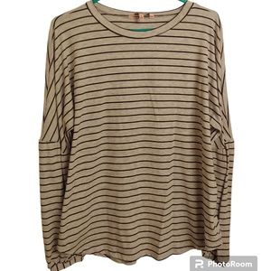 Juicy couture striped long sleeve shirt